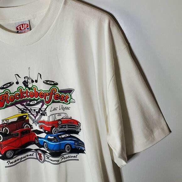 Vintage Rocktoberfest Las Vegas 1995 Tuf Threads Large Made In USA XL - Picture 8 of 8